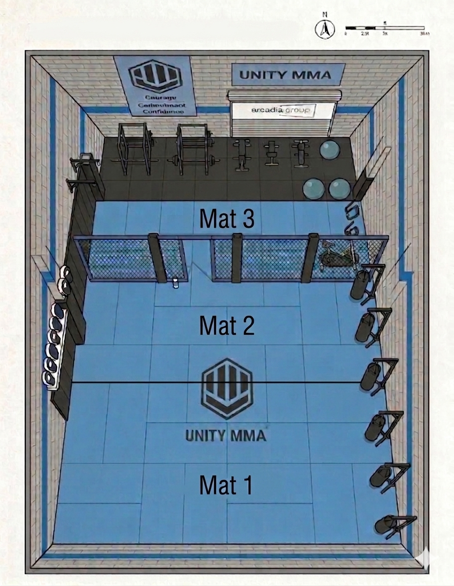Unity MMA gym layout