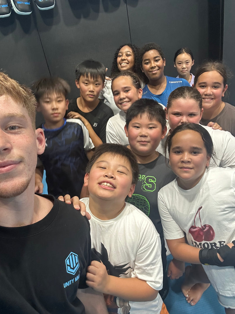 Teen martial arts training