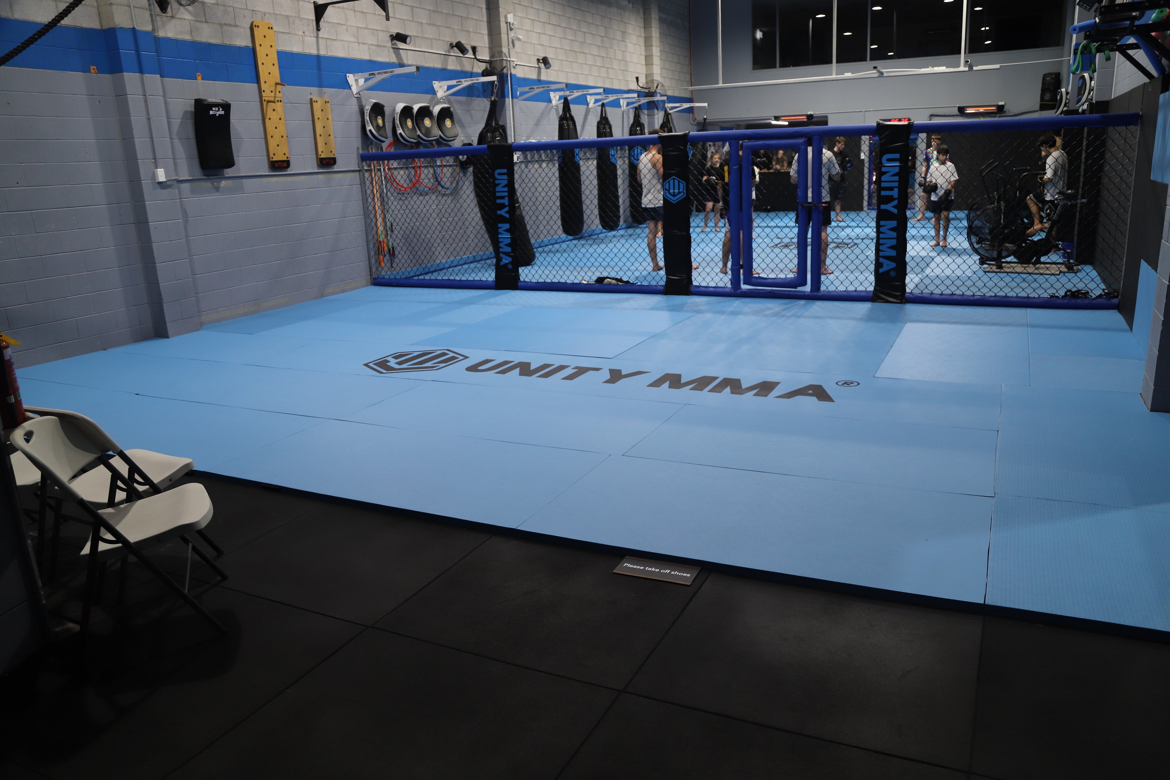 Unity MMA gym training floor Albany Auckland